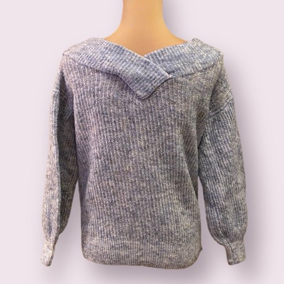 Anthropologie | Women’s | Moth Blue V-Neck Sweater | Size: S - Picture 2 of 7